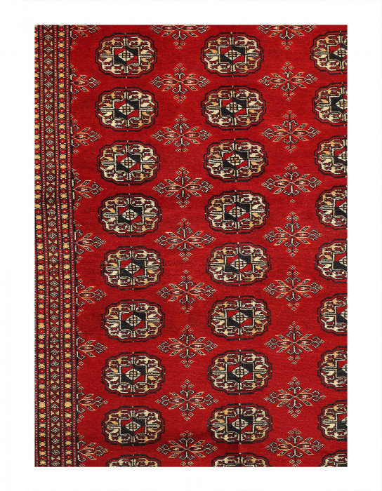 Tapis Bokhara finement noué à la main
