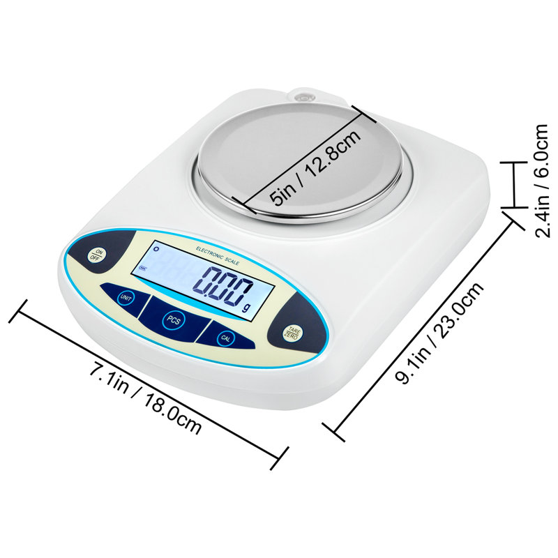 Lab Scale Analytical Balance, 3000g x 0.01g Accuracy High Precision Lab