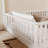Wood Twin Size Floor Bed With High Guardrails Light For Kids-1522998449