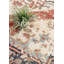 Tapis ivoire / bleu marine en laine noué à la main Serapi-45619070