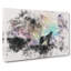 Howling Wolf With A Galaxy Forest Watercolour - Wrapped Canvas Print-56657622