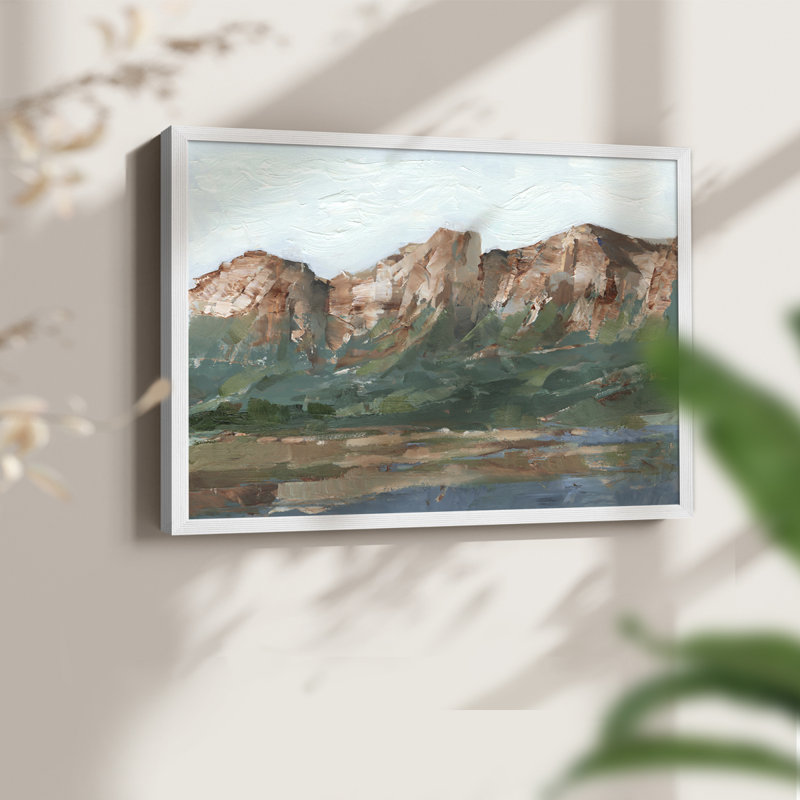 Heading West I -Framed Print - Restickable, H 8 po x l 10 po, Blanc