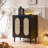 Modern Black Solid Wood Sideboard