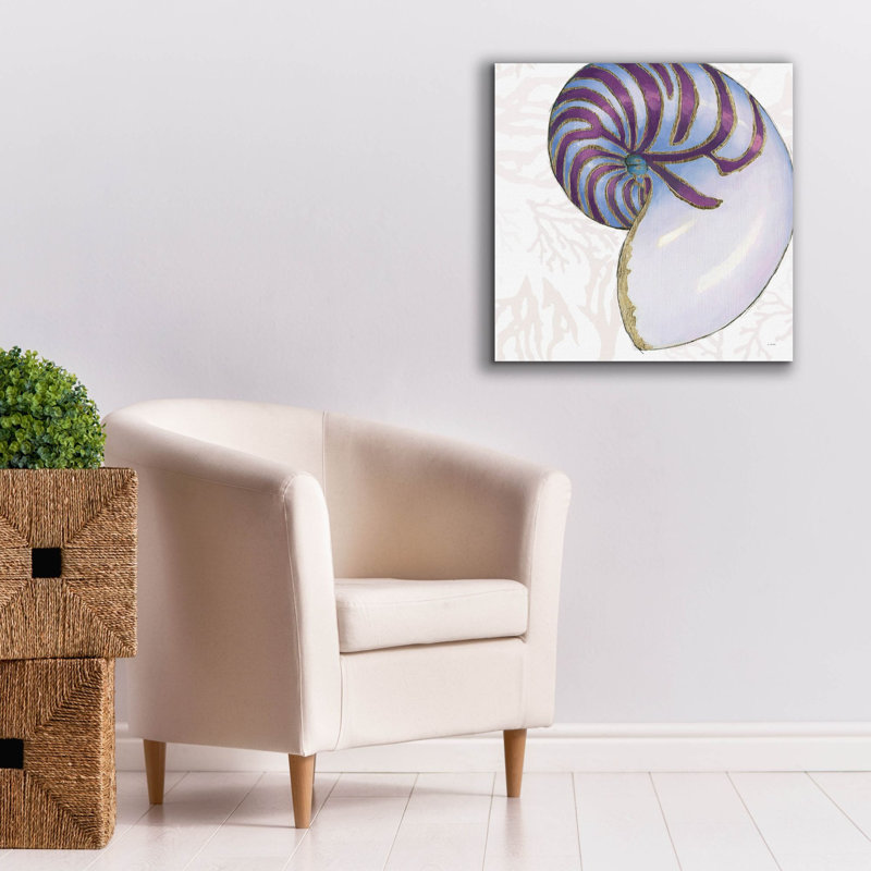 «Shimmering Shells 6» par James Wiens, art mural sur toile, H 26 po x l 26 po