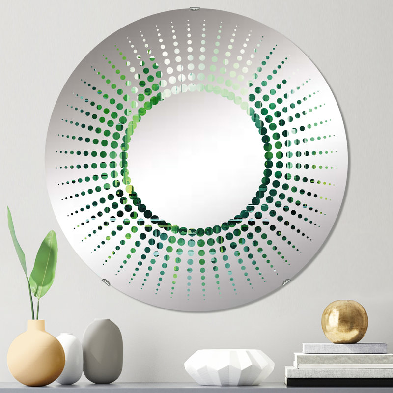 Miroir mural soleil, 23,6 po x 23,6 po