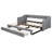 Twin XL To King Size Upholstered Daybed With Two Drawers-738774823