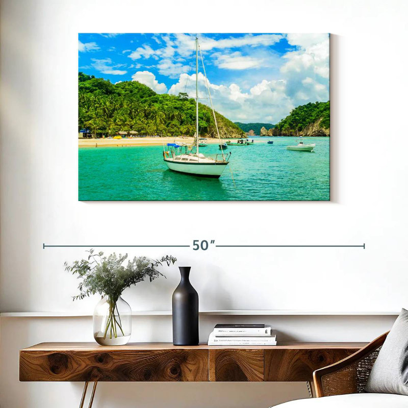 Mehar Tropical Sailboat, 26" H x 39" W