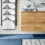 Cut Stem Moss/Charcoal Bath Mat-117703922-117703924