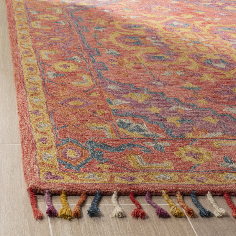 Tapis oriental en laine touffeté à la main Vahakn, Rectangle 5 pi x 8 pi