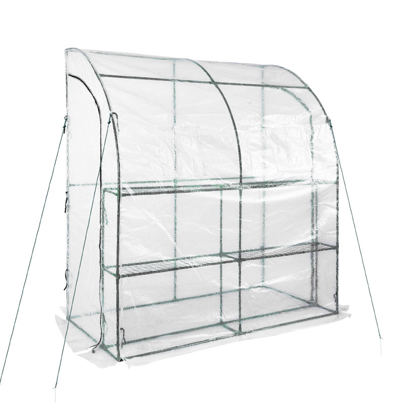 Serre Lean to Aoodor 7 x 3 x 7 pi, Blanc