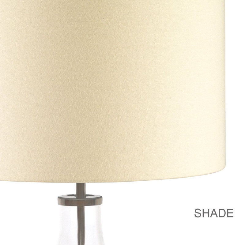 Athala Glass Table Lamp, Clear