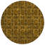 Tapis intérieur antidérapant rond 8 pi