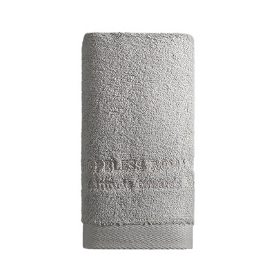 Soft Thick Absorbent Hand Towel For Bathroom, Polyester Fiber Towel For Wash Face And Home Gift, 29.1x13.3in Gray