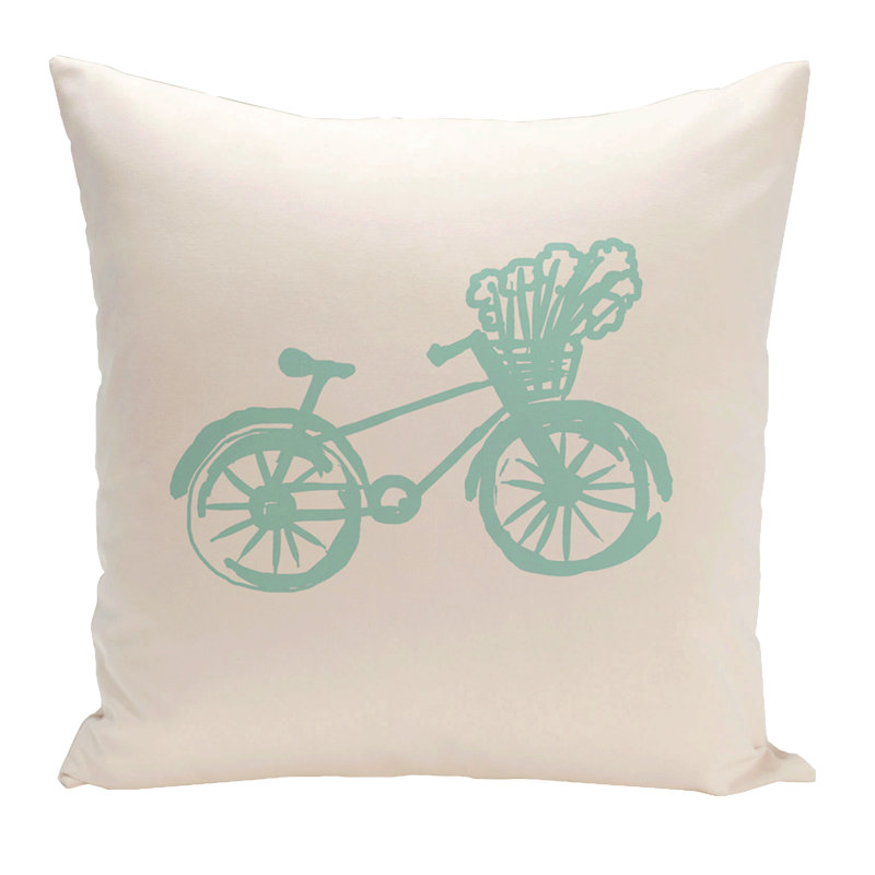 Coastal Outdoor Reversible Throw Pillow