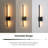 Modern Minimalist Black Slant-Cut Tube  Linear LED Wall Sconce