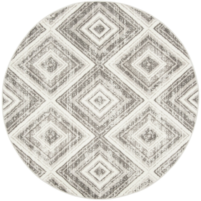 Tapis performance géométrique Coghill, Rond 6 pi 7 po
