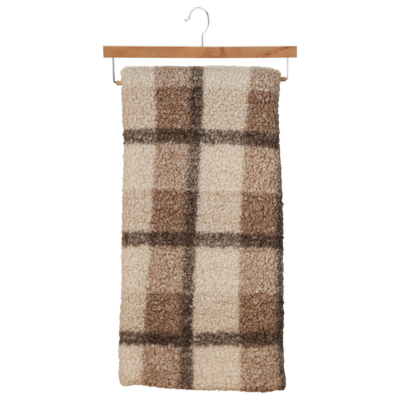 Plain Weave / Muslin Throw Blanket, Brown