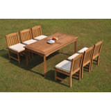 Danton Outdoor 7 - Piece Teak Dining Set