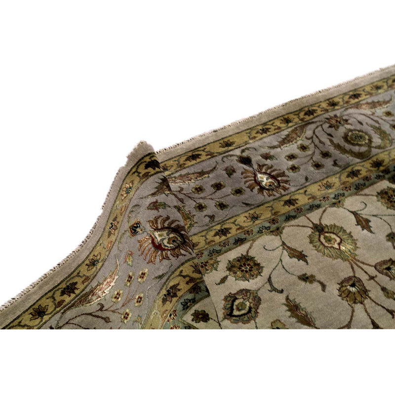 Hand Woven Silk and Wool Oriental Area Rug