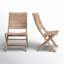 Chaise d'appoint d'extérieur Kinsler Eucalyptus-1868964226