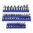 Magnetic Socket Organizer Set 3PCS Magnetic Socket Trays Blue for Metric