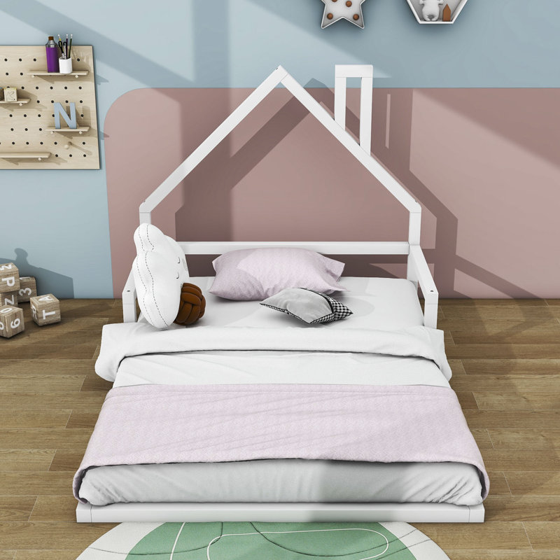 Inglesbatch Platform Bed, Full, White