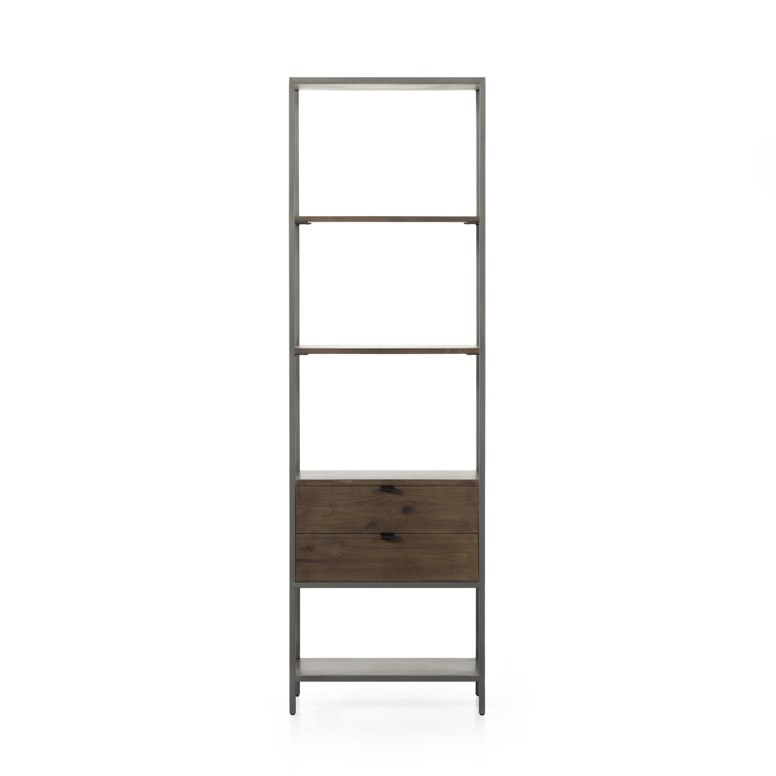 Loki 24" Bookcase, Natural Iron
