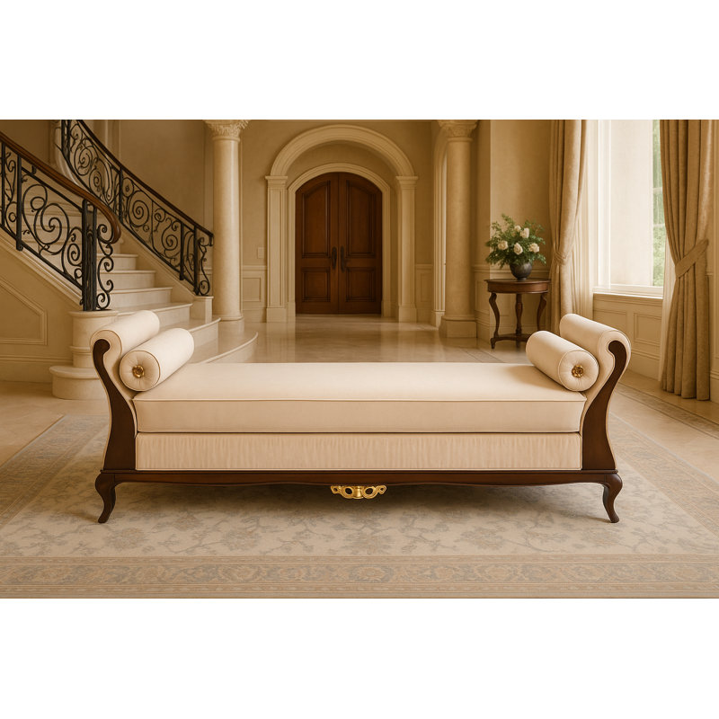 Velvet Upholstered Bench