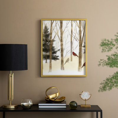 «Christmas Holiday Art CCL XXXVII», reproduction encadrée - bois massif
