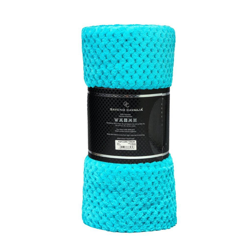 Teddy Popcorn Waffle Throw Blanket Soft Warm Cosy Lightweight Waffle Decorative Blanket for Sofa Couch Bed Bedroom Living Room