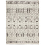 Wool White/Taupe Area Rug