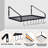 Iron Rectangle Countertop / Cabinet Pot Rack