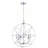 Waldron 5 - Light Aluminum Dimmable Sphere Chandelier-24744766