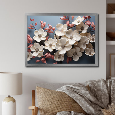 Dogwood Field Pointillism Collage III - impression