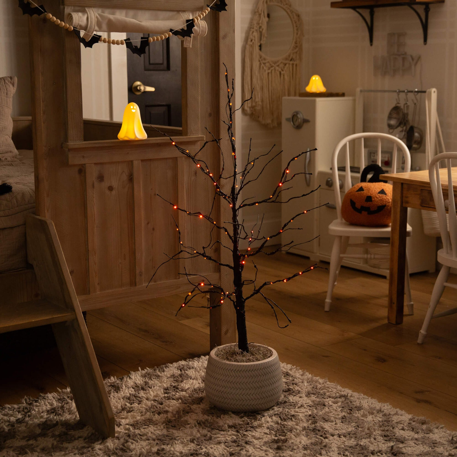 36" Pre-Lit Twig Tree with Base Included