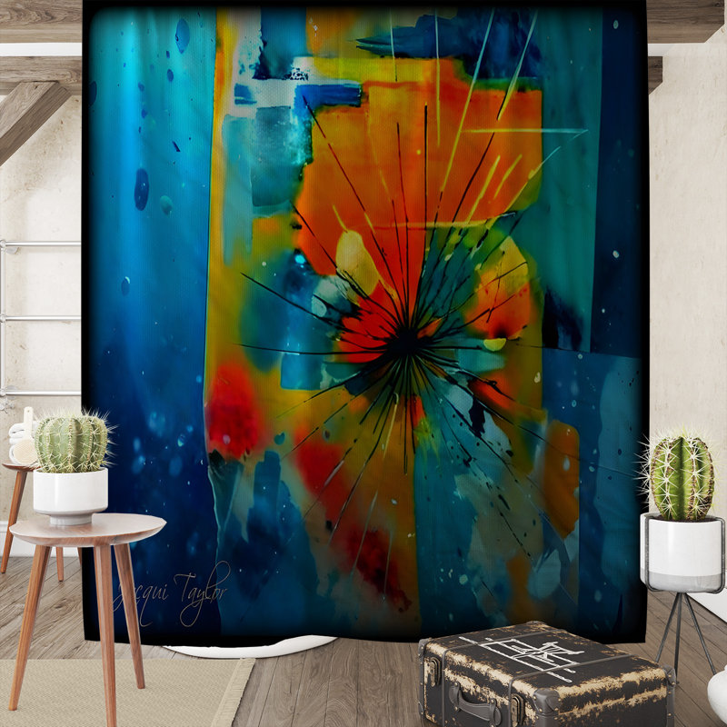 Rideau de douche The Butterfly Effect, H 70 po x l 70 po