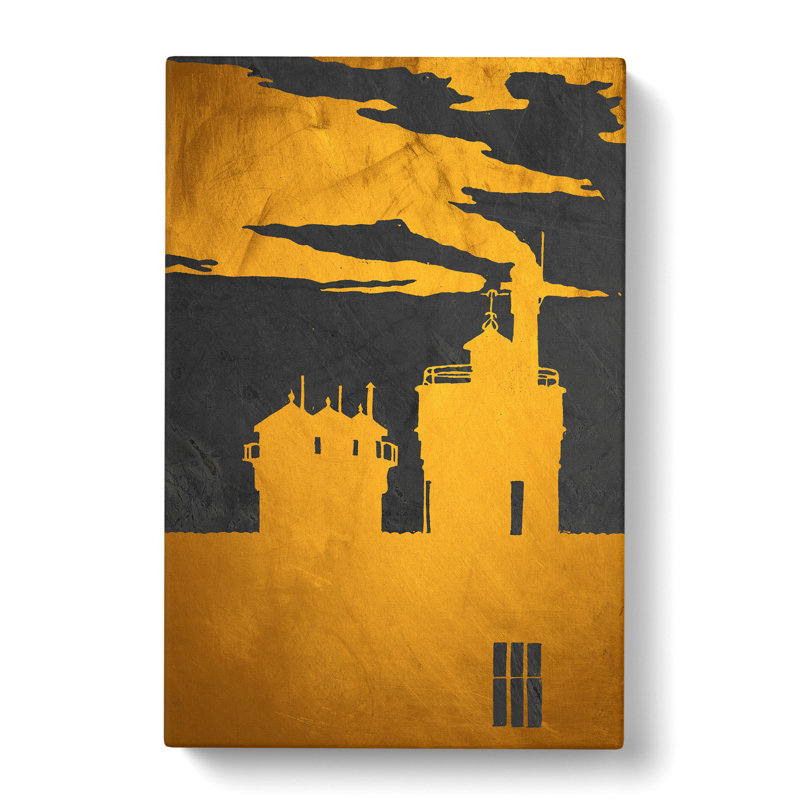 Sunset Skyline - Wrapped Canvas Print, 76cm H x 50cm W x 3cm D