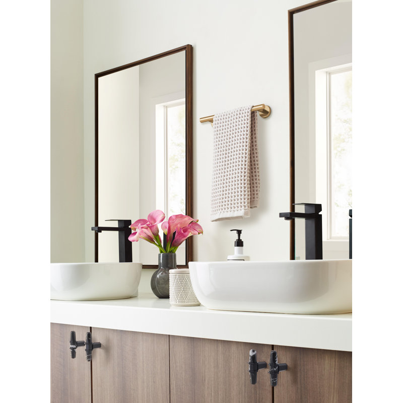Arrondi™ 11.625" Wall Mounted Towel Bar, Champagne Bronze