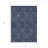 HomeRoots 3' X 5' Blue And Navy Blue Floral Washable Indoor Outdoor Area Rug