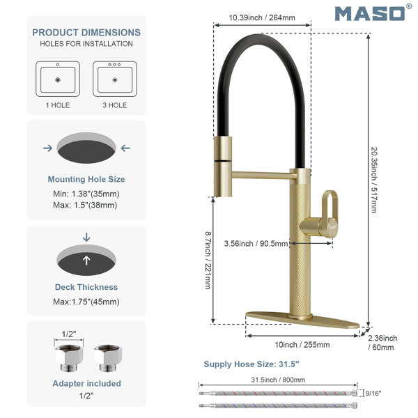 Dimensions du produit