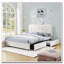 Lit tapissier avec tête de lit surdimensionnée, lumière DEL et 4 tiroirs de rangement-295720007-295720005