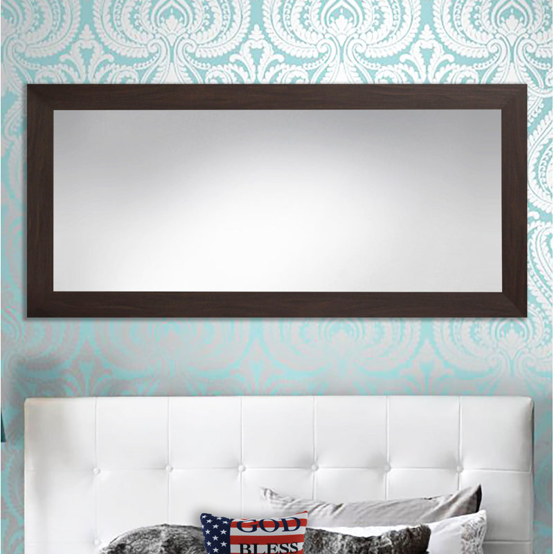 Calarco Wood Flat Wall Mirror,      61.5" H x  39" W