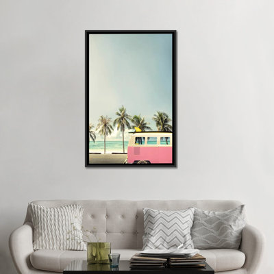 «Surf Bus Pink» par Design Fabrikken - impression
