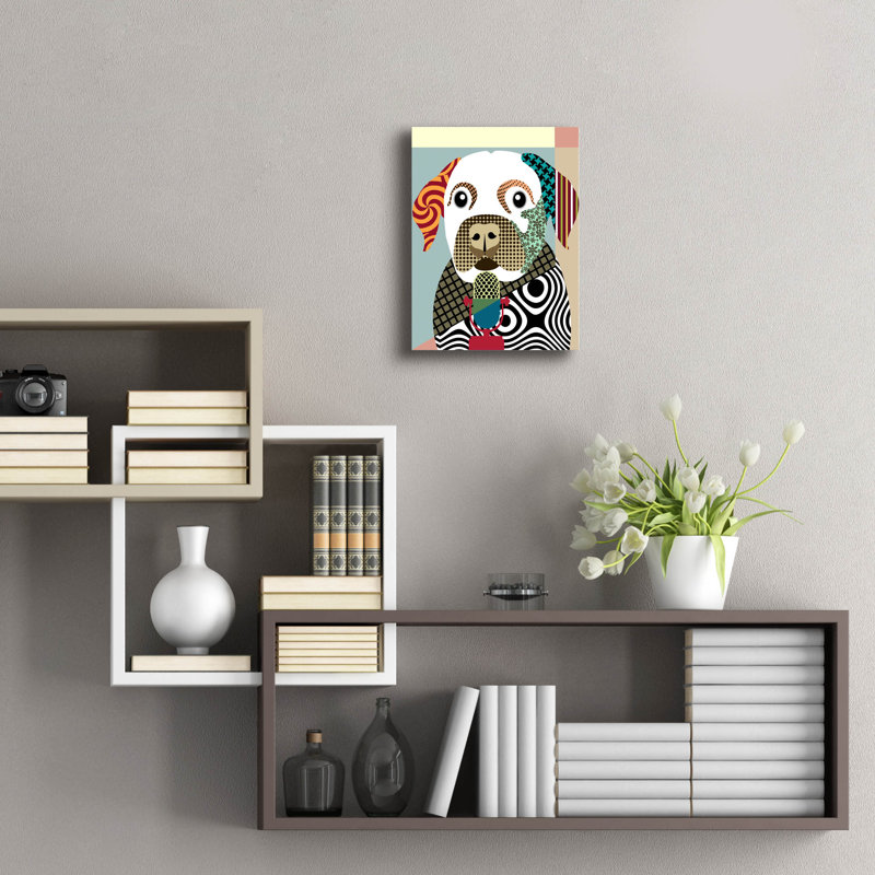 «Labrador Retriever» par Lanre Adefioyue, H 16 po x l 12 po x P 0,13 po