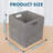 12" Collapsible Wicker Storage Baskets Storage Cubes Baskets Organizer Bins, 2 Pack-1107368305