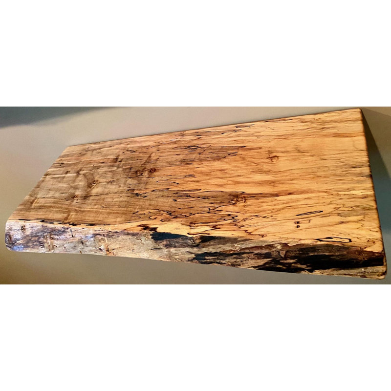Tablettes flottantes Live Edge, H 2 po x l 12 po x P 12 po
