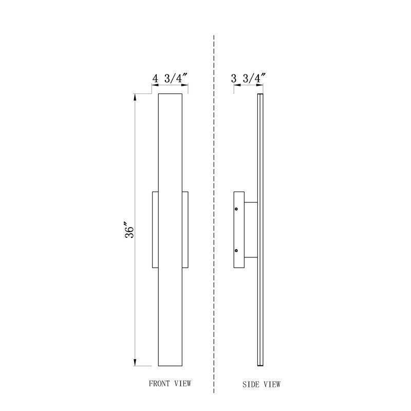 Chardip Aluminium LED Wall Light