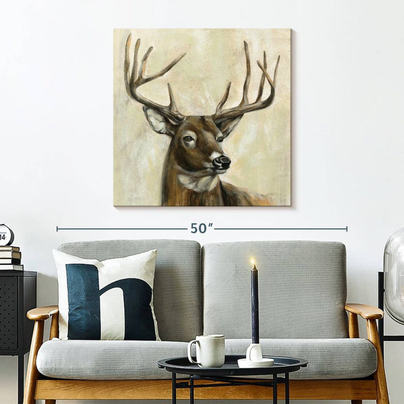 Crowle Bronze Deer, 30" H x 30" W