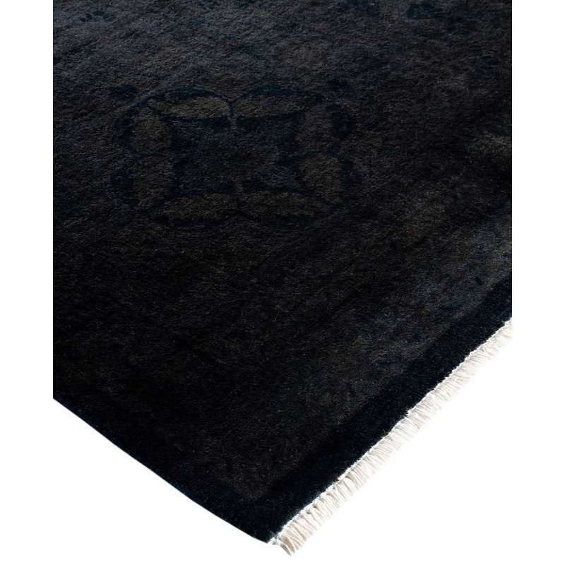 Overdyed One-of-a-Kind 8' 10" X 11' 10" Hand Knotted Area Rug