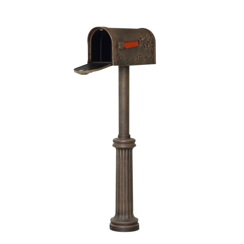Boîte aux lettres colibri 9 po x 68 po, Cuivre
